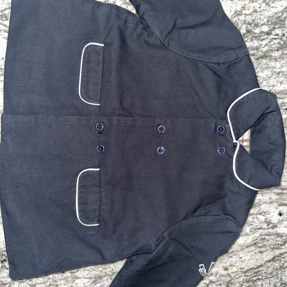 Burberry navy peacoat